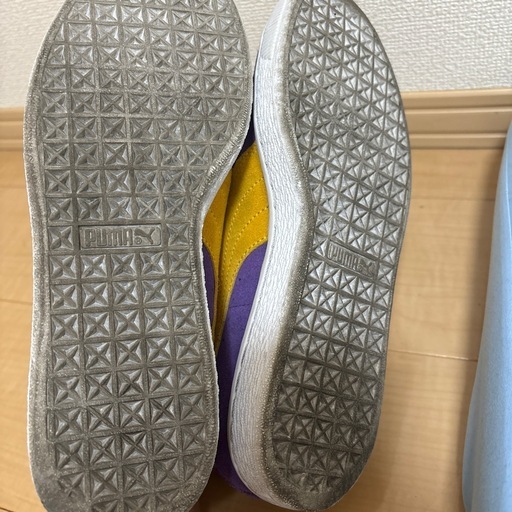 ■PUMA■ スウェードTeams(26.5cm）■VLT/YLW■380168 03