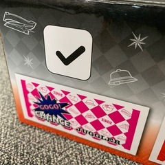 美原店　ジャグラー　フェイスタオル　ピンク　未開封品の画像