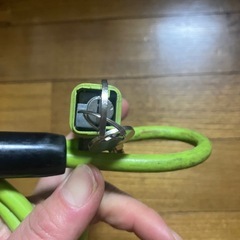 カラーループロック ワイヤー錠 8x2000mmの画像