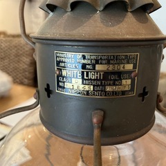 船舶用　　レトロオイルランタンの画像