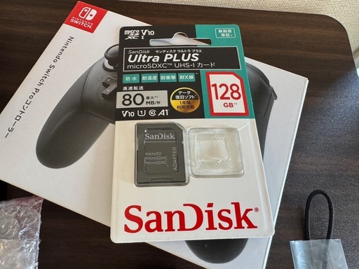 Nintendo Switch本体セット＋プロコン＋ゼルダBOTW＋128GB SD付き