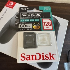 Nintendo Switch本体セット＋プロコン＋ゼルダBOTW＋128GB SD付きの画像