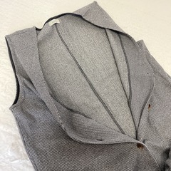 しまむら ロングワンピース　チェック柄の画像