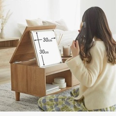 LOWYA  ローテーブルドレッサー の画像