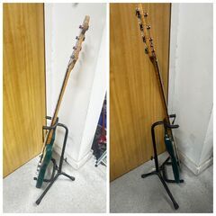 【❗️✨今すぐ始めたい方におすすめの1本✨❗️】✨初心者おすすめ🎸Photogenicエレキベース ジャズベースタイプ 音出し確認済・即演奏OK❗️グリーンカラー カバー付 バンド・軽音・入門用に最適❗️の画像