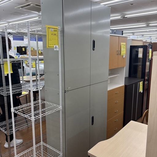 ☆ドリーム荒牧店☆ジモティー割引有☆【クリーニング済み】書庫/スチールロッカー