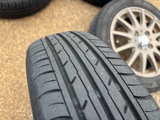 2024年製 155/65R14 ヨコハマ サマータイヤ アルミ付4本