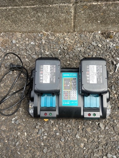 【即使用OK】マキタ互換 18V バッテリー2個＋急速充電器