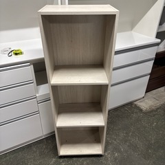 A2183🌟激安‼️3段カラーボックス　家具収納棚🌟の画像