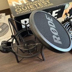 RODE NT1-A コンデンサーマイク セット ポップガード・ケーブル付きの画像