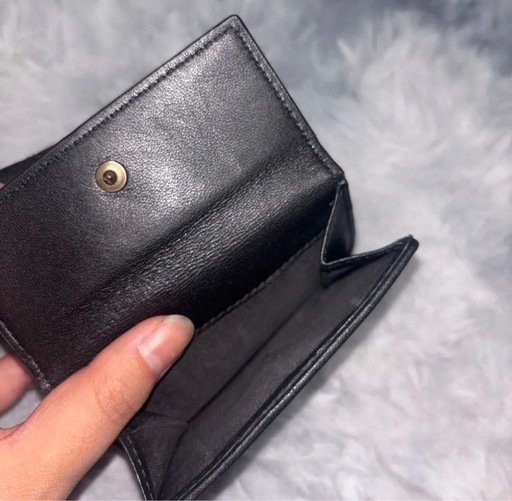 Diorレディディオール カナージュ 三つ折り財布