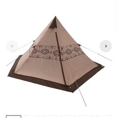 LOGOS LAND Tepee 350 ワンポールテント ファミリー向けの画像