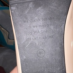 未使用   オリエンタルトラフィックレインシューズ40の画像