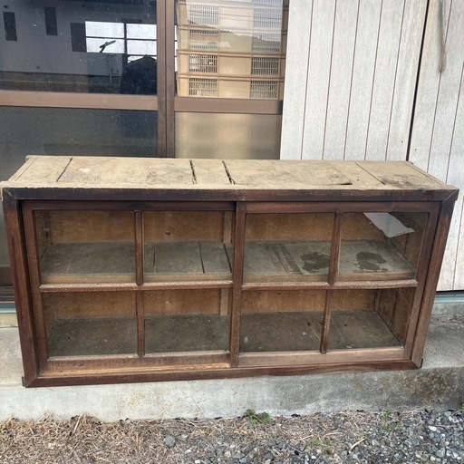 水屋箪笥　水屋タンス　箪笥　古道具　骨董　家具　未洗浄　大正　レトロ　明治　