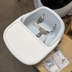 【超美品‼️】西松屋 高さ調整ブースターチェア 2wayベビーチェア スカイグレー♪の画像
