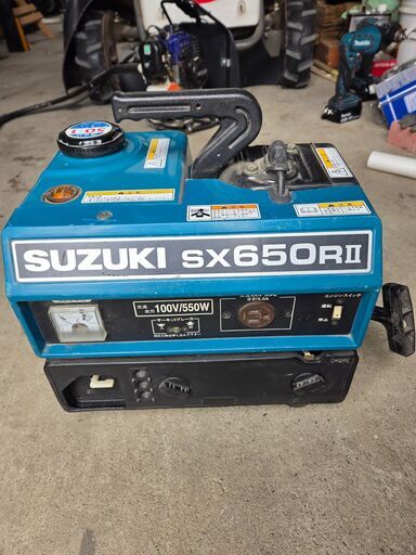 スズキ SUZUKI SX650RⅡ　ポータブル発電機