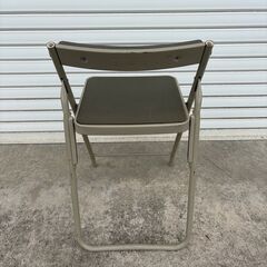 【那須町役場】古道具　YAMAHA　折畳み椅子　インダストリアル　昭和レトロ 【管理番号474】の画像