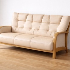 カリモク　3人掛ソファ　J-セディア3Pの画像