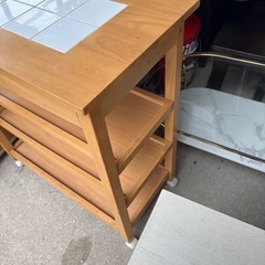 無料　キッチンラック　棚　シェルフの画像