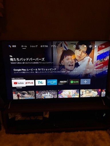   オリオン　50インチ　チューナーレステレビ