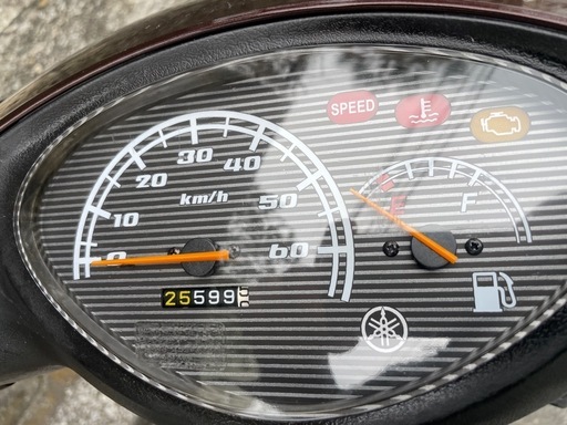 ヤマハJOG SA36J後期型インジェクション車実働 走行25600キロ（メーター読み。日々増えます）