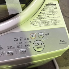洗濯機 TOSHIBA 6kg 2019の画像