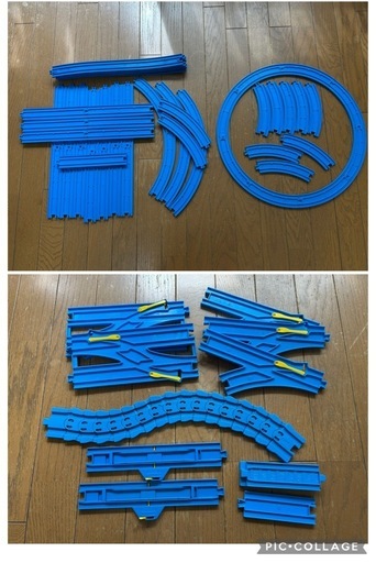 大量のプラレールセット