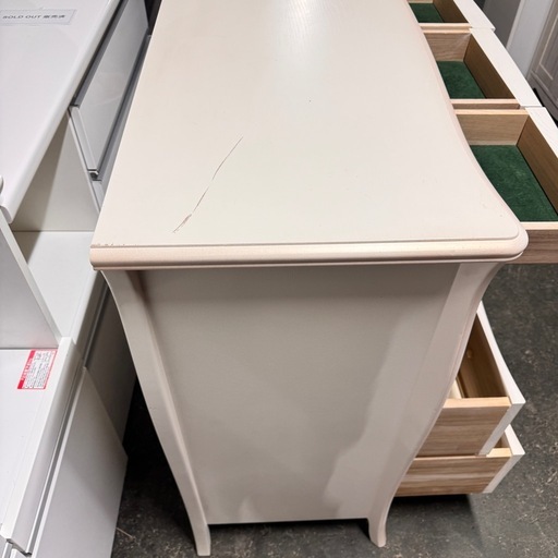 A2185? IDC大塚家具 松永工房 チェスト サイドボード タンス 収納 アール?