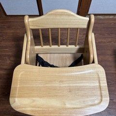 ベビー・キッズチェア 安全ベルト付き ローチェア　タンスのゲンの画像