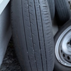 145/80/12 軽バンタイヤ　鉄ホイール付き　ハイゼットの画像