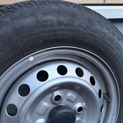 145/80/12 軽バンタイヤ　鉄ホイール付き　ハイゼットの画像