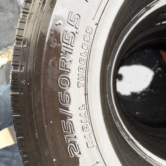 トラックタイヤセット215/55r15.5の画像