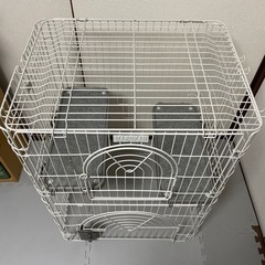 猫用2段ケージの画像