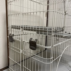 猫用2段ケージの画像