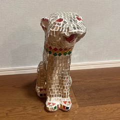 犬 ミラータイル  置物の画像