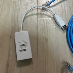 変換アダプター&有線LANの画像