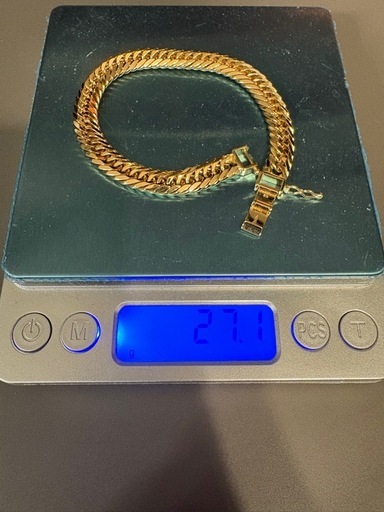 ⭐️K18喜平ネックレス27g18cm8面トリプル57万
