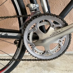 ロードバイク（ブラック/SHIMANO TIAGRA）現状渡し・要整備の画像