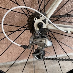 ロードバイク（ホワイト／Shimano TIAGRA）格安・要整備の画像