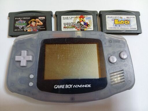 【レトロ】ゲームボーイアドバンス　クリア　ソフトセット
