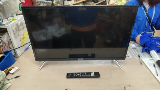 【?買取市場 6ヶ月保証】S204 ⭐ TCL 32型液晶テレビ スマートテレビ 21年製 32S51BK ⭐動作確認済⭐クリーニング