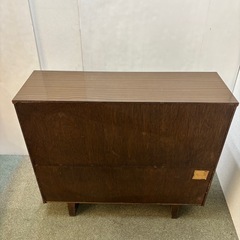 昭和レトロ家具　当時物　ヴィンテージサイドボード　水屋　飾り棚の画像