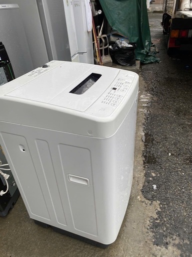 NO B943?福岡市内配送設置無料✨?洗濯機 4.5kg 設置費込み 部屋干し時間短縮モード 一人暮らし IAW-T451 2022