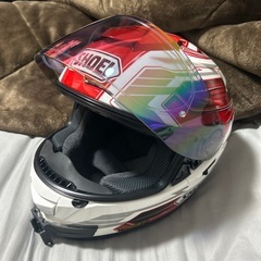 【買い手確定】SHOEI フルフェイスヘルメット Mサイズ (カメラマウントステー付き)の画像