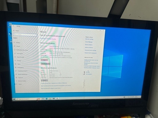 Lenovo C20  PC All in one  19,5 インテCeleron N3050