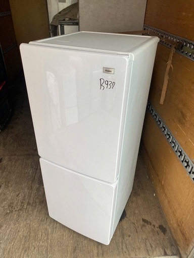 NO B937?福岡市内配送設置無料✨?JR-NF148B-W(ホワイト) Haier Global Series 1ドア冷蔵庫 右開