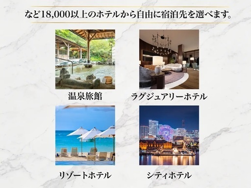 宿泊カタログギフト1万円分