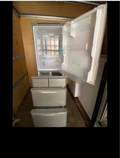 NO B939?福岡市内配送設置無料✨?SJ-W412D-S 冷蔵庫 プラズマクラスター冷蔵庫 シルバー [412L /5ドア /左右