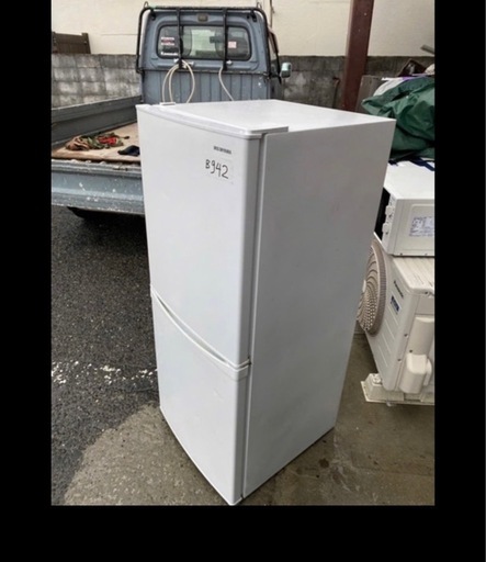 NO B942?福岡市内配送設置無料✨?アイリスオーヤマ 冷蔵庫 170L 右開き 2ドア 幅44.4cm 温度調節つまみ 静音設計 