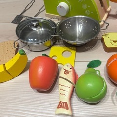 木のおままごとセットの画像